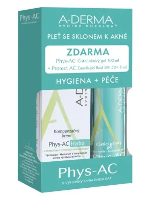 A-Derma Phys-AC Hydra 40 ml + Reinigungsgel 100 ml