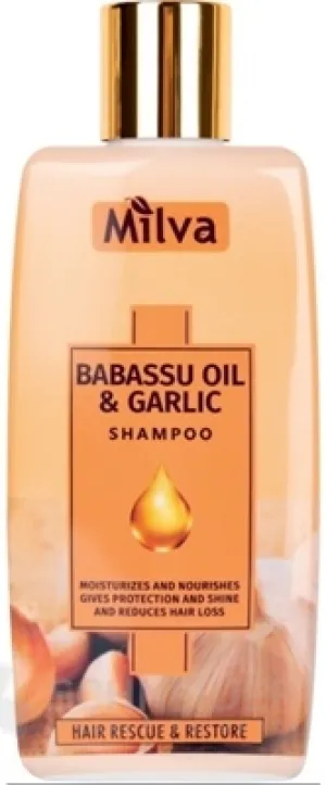 Milva-Shampoo mit Knoblauchextrakt und Babassuöl