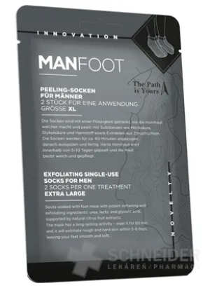 ManFoot Peeling-Socken für Herren XL