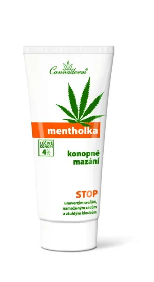 Cannaderm Mentholka - Hanfschmiermittel für Muskeln und Gelenke 200 ml