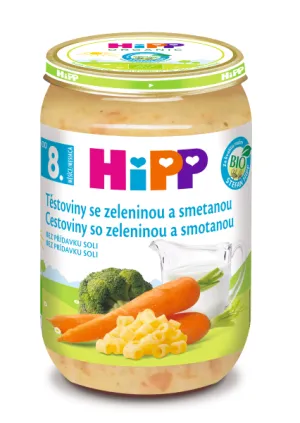 HiPP BIO Pasta mit Gemüse und Sahne
