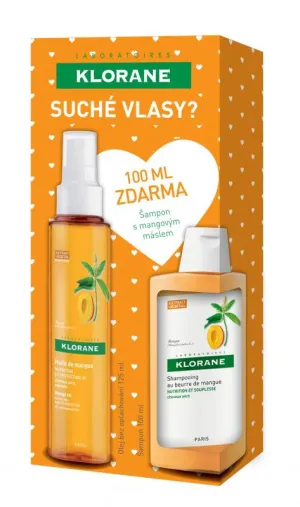 Klorane Mangoöl + Mango-Shampoo