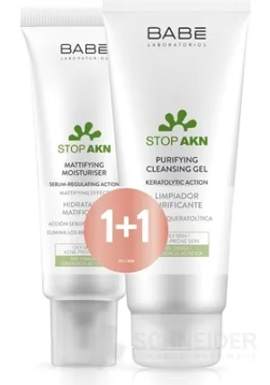 BABÉ ACNE Feuchtigkeitscreme + Tiefenreinigungsgel