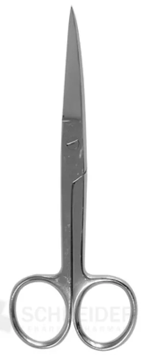 CHIRURGISCHE SCHERE GEBOGEN, SPITZ 13 cm