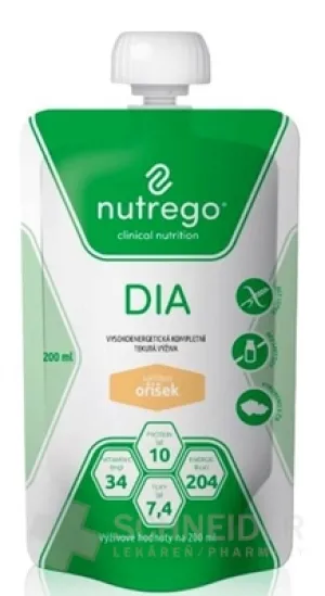 Nutrego DIA mit Nussgeschmack