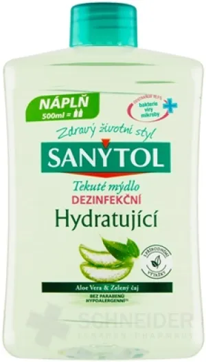 SANYTOL Flüssigseife DESINFEKTIONSMITTEL Feuchtigkeitsspendend