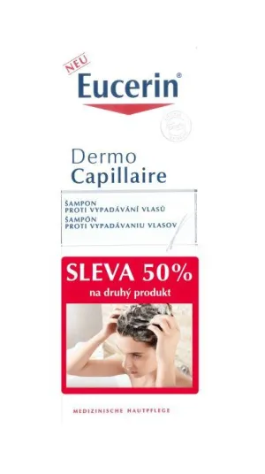Eucerin Dermocapillaire Shampoo gegen Haarausfall 2x250ml