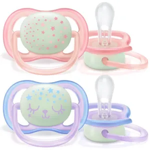 AVENT Schnuller 0-6M Ultra Air Nighttime Girl