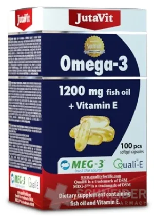 JutaVit Omega-3 1200 Fischöl + Vitamin E