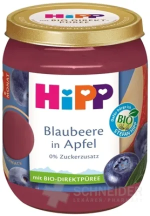 HiPP Beilage BIO Apfel und Heidelbeeren