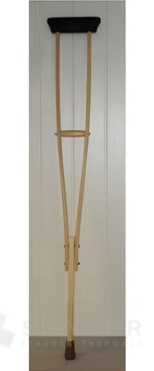 GROßE HOLZKRÜCKEN UNTER DER ACHSEL
