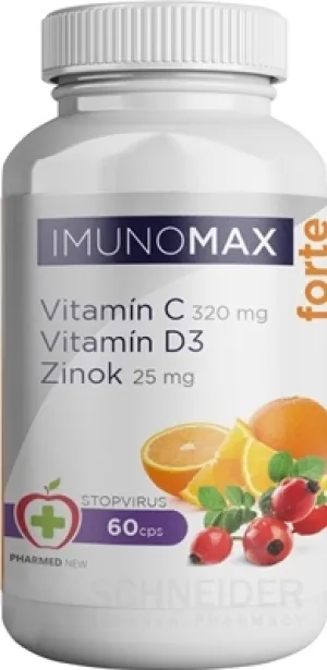 IMUNOMAX Forte Vitamin C+D+Zink