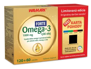 Omega 3 Forte 1000 mg 120+60tob + Wohlfühltestkarte