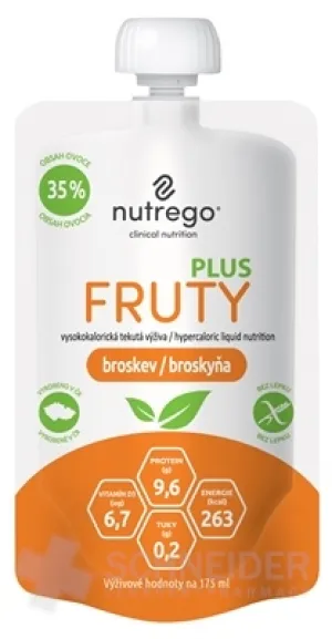 Nutrego FRUTY PLUS Pfirsich