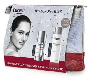 Eucerin Hyaluron-Filler Night erneuerndes und auffüllendes Serum 30 ml (2x15 ml) + Tagescreme für normale Haut 50 ml
