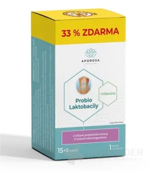 APOROSA Premium Probio Laktobazillen + Ballaststoffe