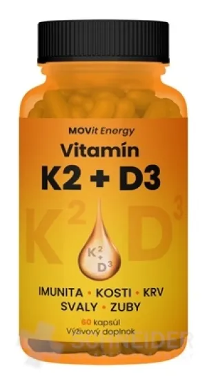 MOVit Vitamin K2 120 μg + D3 1000 IE (25 μg)