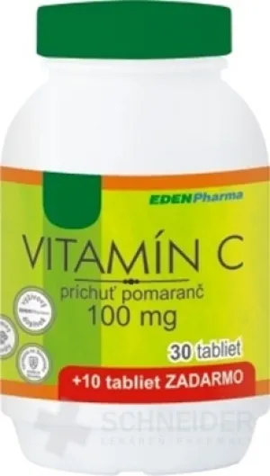 EDENPharma VITAMIN C 100 mg Orangengeschmack