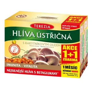 Austernpilz mit Sanddornöl AKTION 1+1 (60 Stück + 60 Stück gratis, 2x60 Stück)