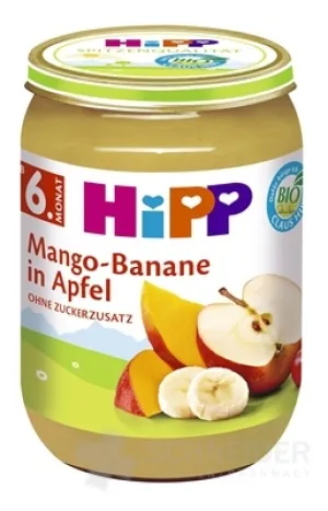 HiPP Beilage BIO Äpfel mit Mango und Bananen