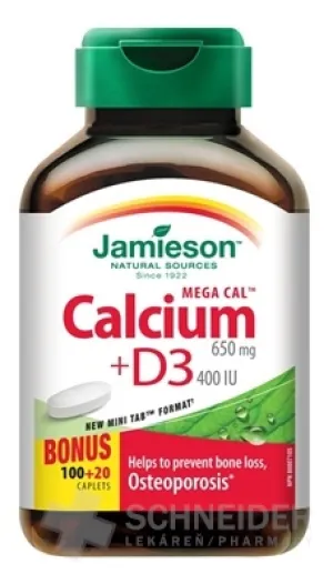 JAMIESON MEGA CAL CALCIUM + VITAMIN D3