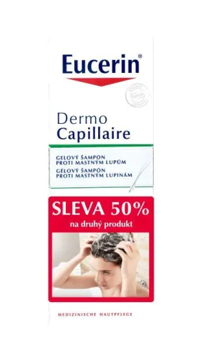 Eucerin Dermocapillaire Shampoo gegen fettige Schuppen 2x250ml