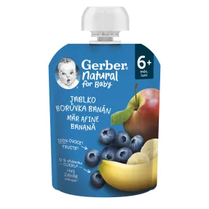 Gerber Natural Pouch Apfel, Blaubeere und Banane