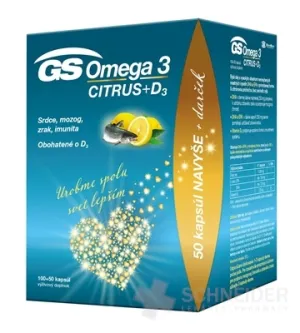 GS Omega 3 Citrus + D cps. 100+50 Geschenk 2021