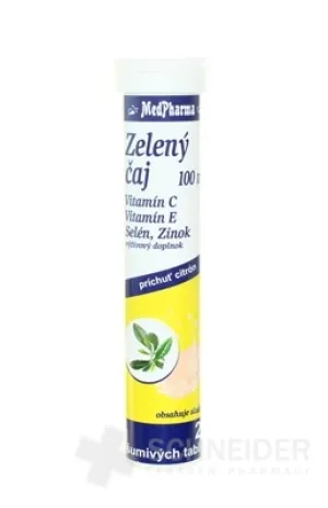 MedPharma GRÜNER TEE 100 MG + Vit. E, C + Se + Zn