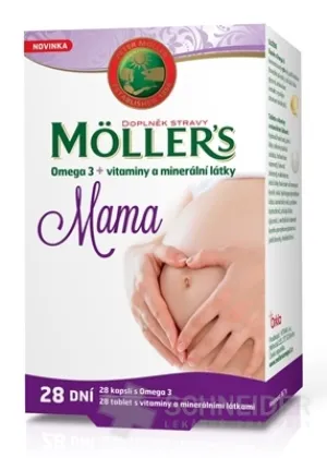 MOLLER'S Omega 3 + Vitamine und Mineralien MAMA