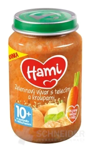 Hami-Beilage Gemüsebrühe mit Kalbfleisch und Grütze