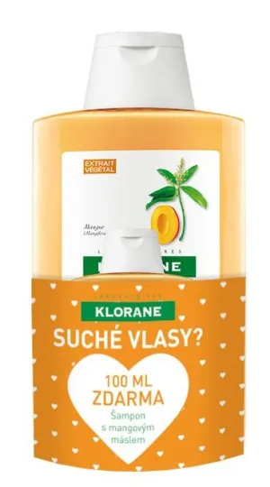 Klorane Mango-Shampoo 400 ml + 100 ml