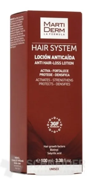 MartiDerm HAIR SYSTEM 3GF ANTI HAARAUSFALL