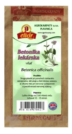 AGROCARPATY BETONIKA LÉKARSKA