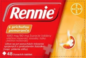 Rennie mit Orangengeschmack 680 mg/80 mg