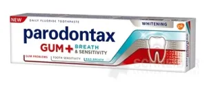 Parodontax GUM + ATEM &amp; EMPFINDLICHE ZÄHNE AUFHELLUNG