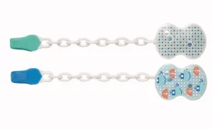 CHICCO Schnullerkette - blau