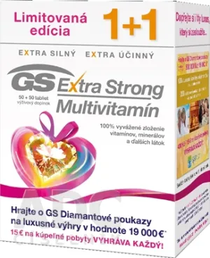 GS Extra Strong Multivitamintabletten 50+50 Geschenk 2017 CR/SK