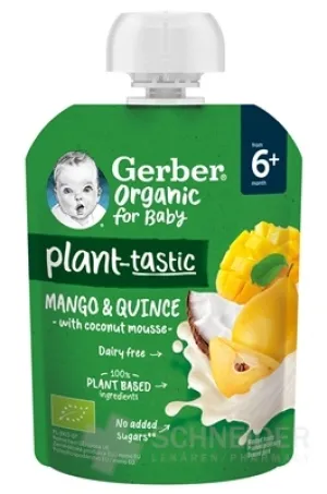 Gerber Bio-Beutel Mango, Quitte, Kokosnuss