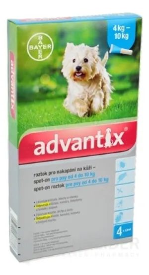 Advantix Spot-on präpsychologisch ab 4 bis 10 kg