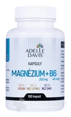 ADELLE DAVIS Magnesium (200 mg) + B6 (40 mg)