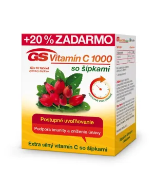 GS Vitamin C 1000+Pfeile Tab. 50+10 2016