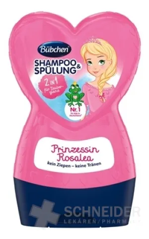 BUBCHEN KIDS SHP+CONDITIONER 2in1 PRINCESS ROSALEA
