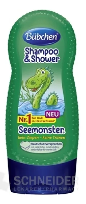 BUBCHEN KIDS SHP+SHOWER. GEL 2in1 SEA MONSTER