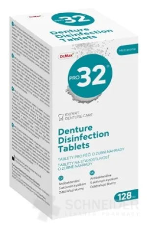 Dr.Max PRO32 Reinigungstabletten für Zahnprothesen