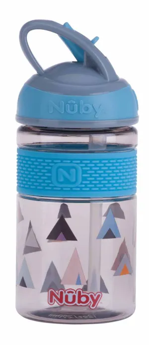 Nuby Sportflasche 2in1 blau