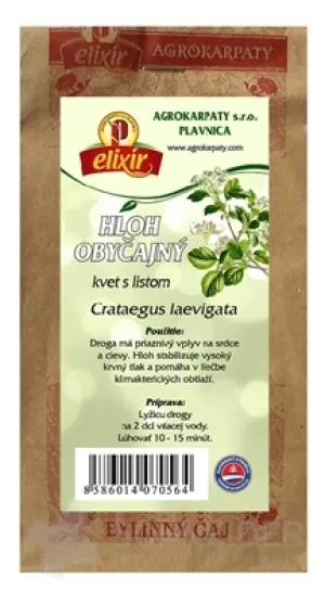 AGROCARPATY HAWTHORY GEMEINSAME Blume mit Blatt
