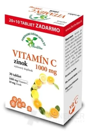 HerbVitea VITAMIN C 1000 mg, Zink