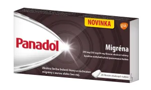 Panadol Migréna Tab. Flm 20 x 250 mg / 250 mg / 65 mg