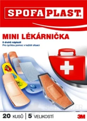 3M SPOFAPLAST Nr. 602 MINI MEDICINE BOX Patches[SelP]